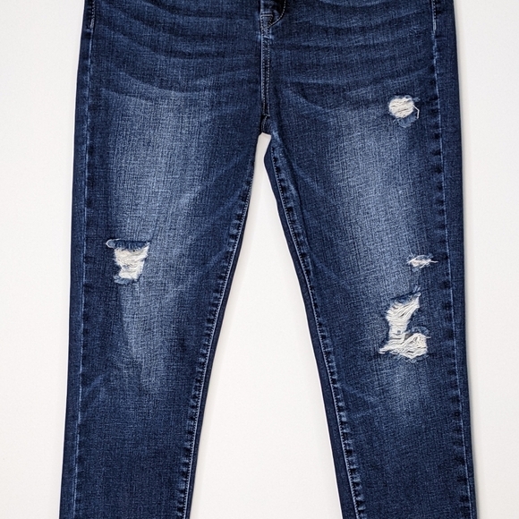 BlankNYC Crybaby High Rise Slim Distressed Denim Jeans Size 28 - Picture 2 of 9